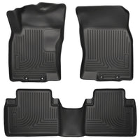 Husky Liners WeatherBeater 14 Nissan Rogue Front & Second Row Black Floor - Mats
