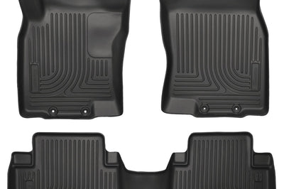 Husky Liners WeatherBeater 14 Nissan Rogue Front & Second Row Black Floor - Mats