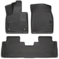 Husky Liners Weatherbeater 16-17 Lexus RX350 / RX450H Front & 2nd Seat Floor - Black - Mats
