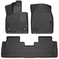 Husky Liners Weatherbeater 16-17 Lexus RX350 / RX450H Front & 2nd Seat Floor - Black - Mats