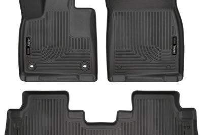 Husky Liners Weatherbeater 16-17 Lexus RX350 / RX450H Front & 2nd Seat Floor - Black - Mats