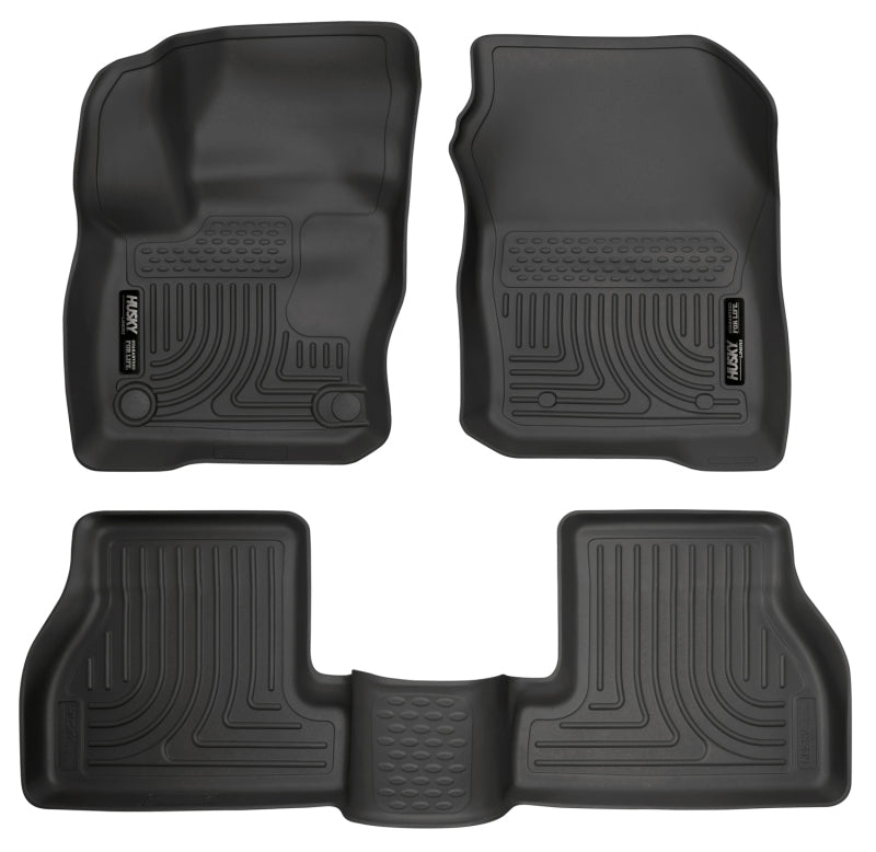 Husky Liners Weatherbeater 2016 Ford Focus RS Front & 2nd Seat Floor - Black - Mats