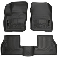 Husky Liners Weatherbeater 2016 Ford Focus RS Front & 2nd Seat Floor - Black - Mats
