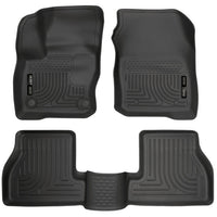 Husky Liners Weatherbeater 2016 Ford Focus RS Front & 2nd Seat Floor - Black - Mats