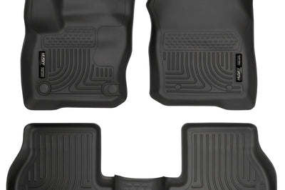 Husky Liners Weatherbeater 2016 Ford Focus RS Front & 2nd Seat Floor - Black - Mats