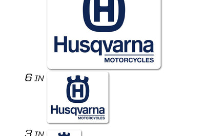 D-cor Husqvarna Icon Decal 12’’square - Street Collection