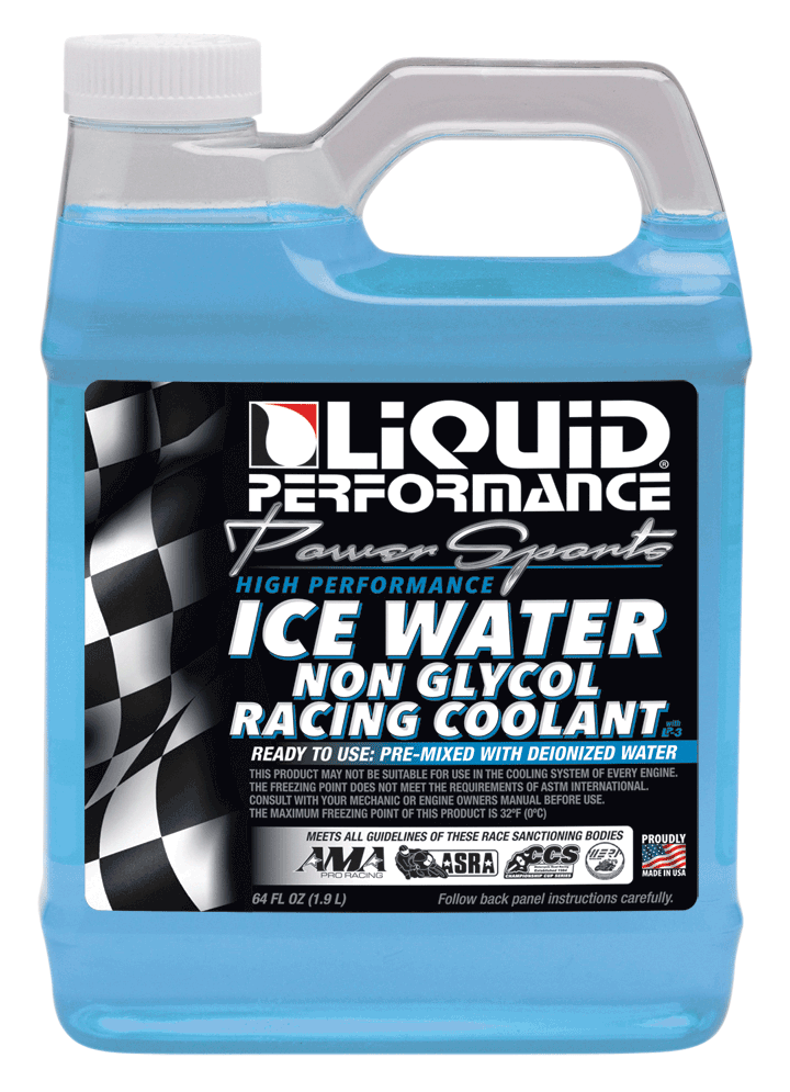Liquid Performance Ice Water Non Glycol Racing Coolant 64oz - Watercraft Collection