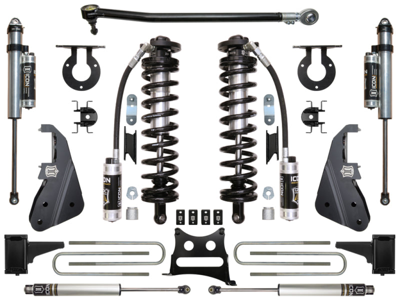 ICON 2017 + Ford F-250/F-350 4-5.5in Stage 4 Coilover Conversion System - Suspension