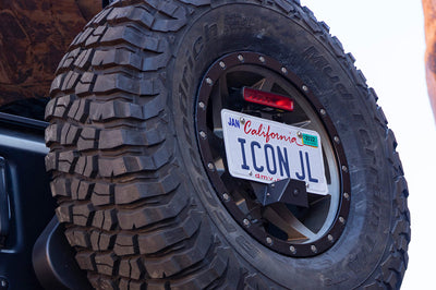 ICON 2018+ Jeep Wrangler JL License Relocation Kit - Exterior Styling