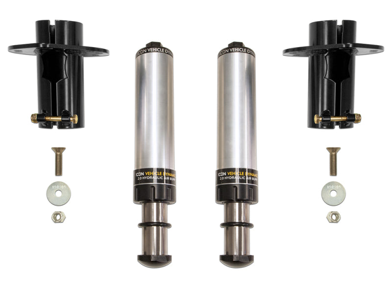 ICON 2020 + Jeep Gladiator JT / 2007 + Wrangler JK/JL Front Hyd Bump Stop Kit - Suspension