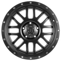 ICON Alpha 20x9 5x150 16mm Offset 5.625in BS 110.1mm Bore Satin Black Wheel - Wheels