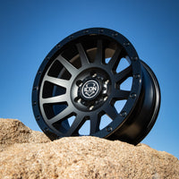ICON Compression 17x8.5 6x135 6mm Offset 5in BS 87.1mm Bore Double Black Wheel - Wheels