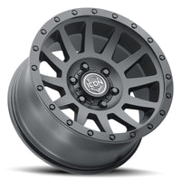 ICON Compression 17x8.5 6x5.5 0mm Offset 4.75in BS 106.1mm Bore Double Black Wheel - Wheels