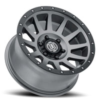 ICON Compression 18x9 5x150 25mm Offset 6in BS Titanium Wheel - Wheels