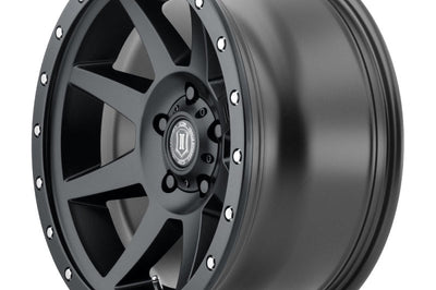 ICON Rebound 17x8.5 5x4.5 0mm Offset 4.75in BS 71.5mm Bore Satin Black Wheel - Wheels