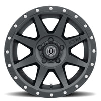 ICON Rebound 17x8.5 5x5.5 0mm Offset 4.75in BS Satin Black Wheel - Wheels