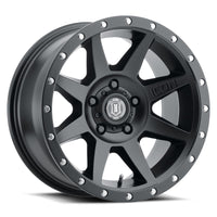 ICON Rebound 17x8.5 5x5.5 0mm Offset 4.75in BS Satin Black Wheel - Wheels