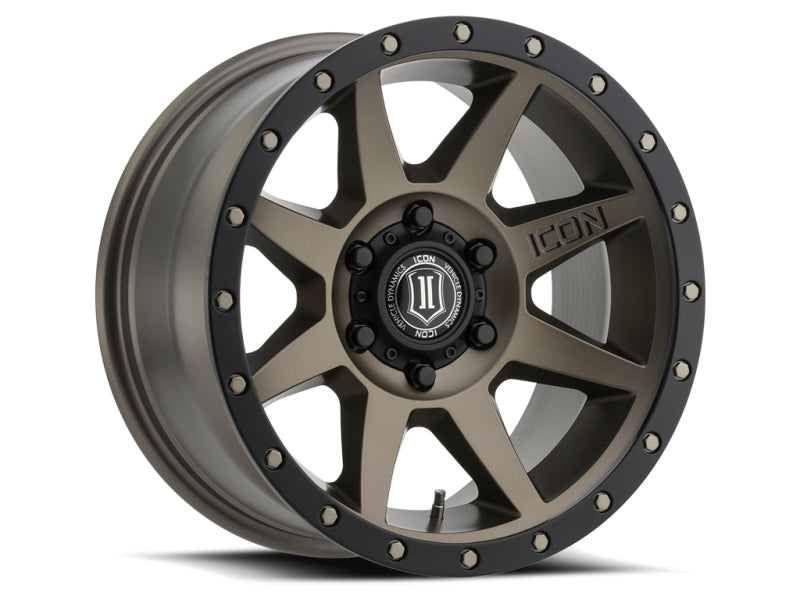 ICON Rebound 17x8.5 5x5 -6mm Offset 4.5in BS 71.5mm Bore Bronze Wheel - Wheels