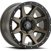 ICON Rebound 17x8.5 5x5 -6mm Offset 4.5in BS 71.5mm Bore Bronze Wheel - Wheels