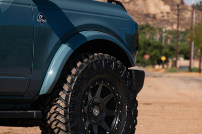 ICON Rebound 17x8.5 6x5.5 25mm Offset 5.75in BS 95.1mm Bore Satin Black Wheel - Wheels