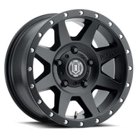 ICON Rebound 18x9 5x150 25mm Offset 6in BS 110.1mm Bore Satin Black Wheel - Wheels