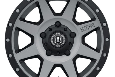 ICON Rebound 18x9 5x150 25mm Offset 6in BS 110.1mm Bore Titanium Wheel - Wheels