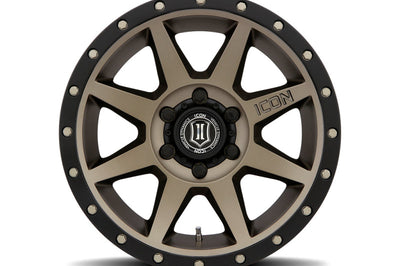 ICON Rebound 18x9 5x5 -12mm Offset 4.5in BS 71.5mm Bore Bronze Wheel - Wheels