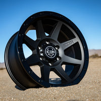 ICON Rebound 18x9 6x5.5 0mm Offset 5in BS 106.1mm Bore Double Black Wheel - Wheels