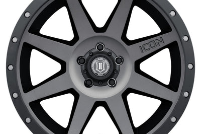 ICON Rebound 20x9 6x5.5 0mm Offset 5in BS Titanium Wheel - Wheels