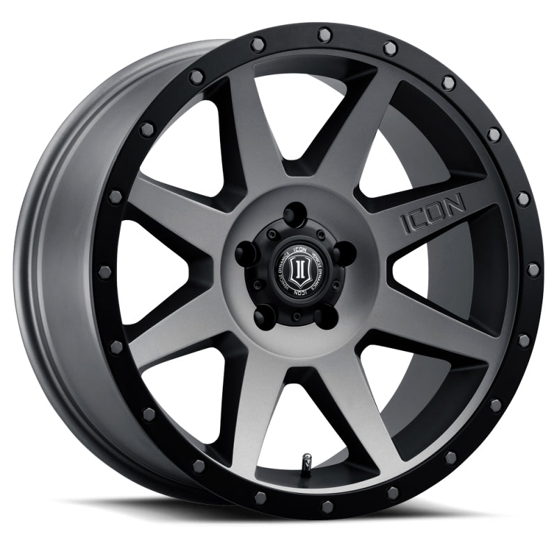 ICON Rebound 20x9 6x5.5 0mm Offset 5in BS Titanium Wheel - Wheels