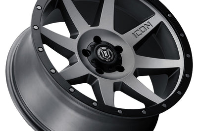 ICON Rebound 20x9 6x5.5 0mm Offset 5in BS Titanium Wheel - Wheels