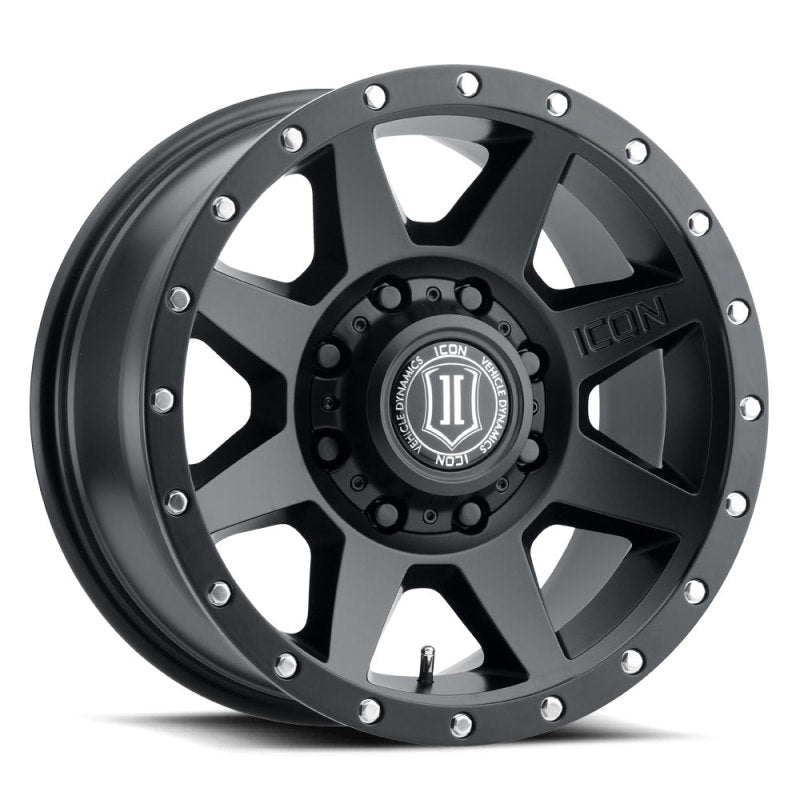 ICON Rebound HD 18x9 8x170 6mm Offset 5.25in BS 125mm Bore Satin Black Wheel - Wheels