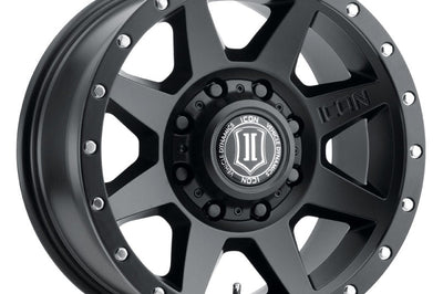ICON Rebound HD 18x9 8x170 6mm Offset 5.25in BS 125mm Bore Satin Black Wheel - Wheels