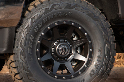 ICON Rebound HD 18x9 8x170 6mm Offset 5.25in BS 125mm Bore Satin Black Wheel - Wheels