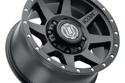 ICON Rebound HD 18x9 8x180 12mm Offset 5.5in BS 124.2mm Bore Satin Black Wheel - Wheels
