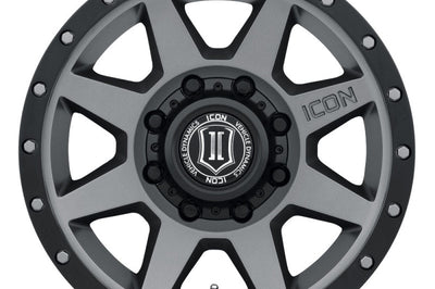 ICON Rebound HD 18x9 8x180 12mm Offset 5.5in BS 124.2mm Bore Titanium Wheel - Wheels