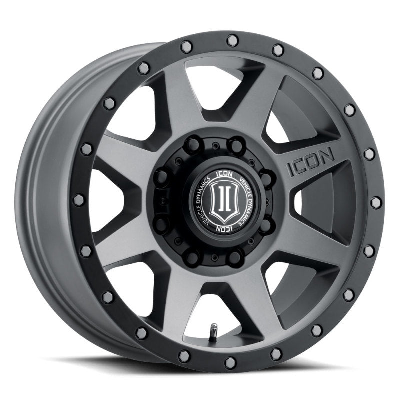 ICON Rebound HD 18x9 8x180 12mm Offset 5.5in BS 124.2mm Bore Titanium Wheel - Wheels