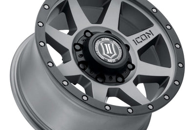 ICON Rebound HD 18x9 8x180 12mm Offset 5.5in BS 124.2mm Bore Titanium Wheel - Wheels