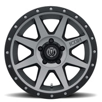 ICON Rebound Pro 17x8.5 5x4.5 0mm Offset 4.75in BS 71.5mm Bore Titanium Wheel - Wheels