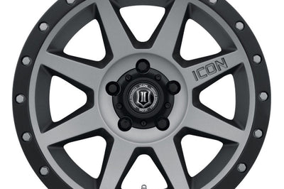 ICON Rebound Pro 17x8.5 5x4.5 0mm Offset 4.75in BS 71.5mm Bore Titanium Wheel - Wheels