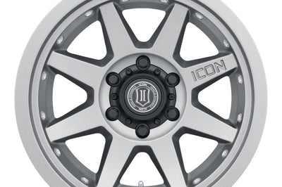ICON Rebound Pro 17x8.5 5x4.5 0mm Offset 4.75in BS 71.5mm Bore Titanium Wheel - Wheels