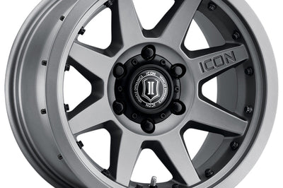 ICON Rebound Pro 17x8.5 5x4.5 0mm Offset 4.75in BS 71.5mm Bore Titanium Wheel - Wheels