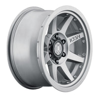 ICON Rebound Pro 17x8.5 5x4.5 0mm Offset 4.75in BS 71.5mm Bore Titanium Wheel - Wheels