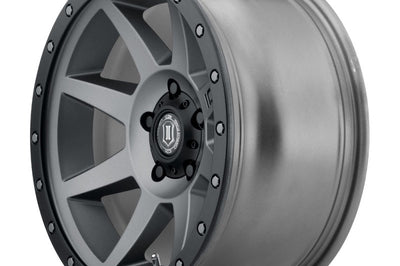 ICON Rebound Pro 17x8.5 5x4.5 0mm Offset 4.75in BS 71.5mm Bore Titanium Wheel - Wheels