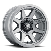 ICON Rebound Pro 17x8.5 5x4.5 0mm Offset 4.75in BS 71.5mm Bore Titanium Wheel - Wheels