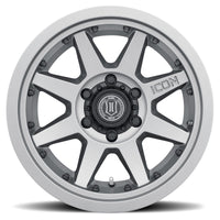 ICON Rebound Pro 17x8.5 5x5 -6mm Offset 4.5in BS 71.5mm Bore Titanium Wheel - Wheels