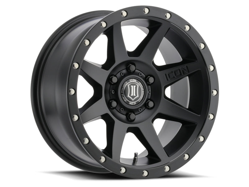 ICON Rebound Pro 17x8.5 6x135 6mm Offset 5in BS 87.1mm Bore Satin Black Wheel - Wheels