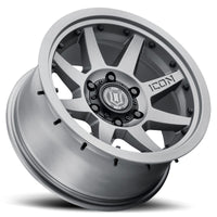 ICON Rebound Pro 17x8.5 6x135 6mm Offset 5in BS 87.1mm Bore Titanium Wheel - Wheels