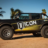 ICON Rebound Pro 17x8.5 6x5.5 0mm Offset 4.75in BS 106.1mm Bore Titanium Wheel - Wheels