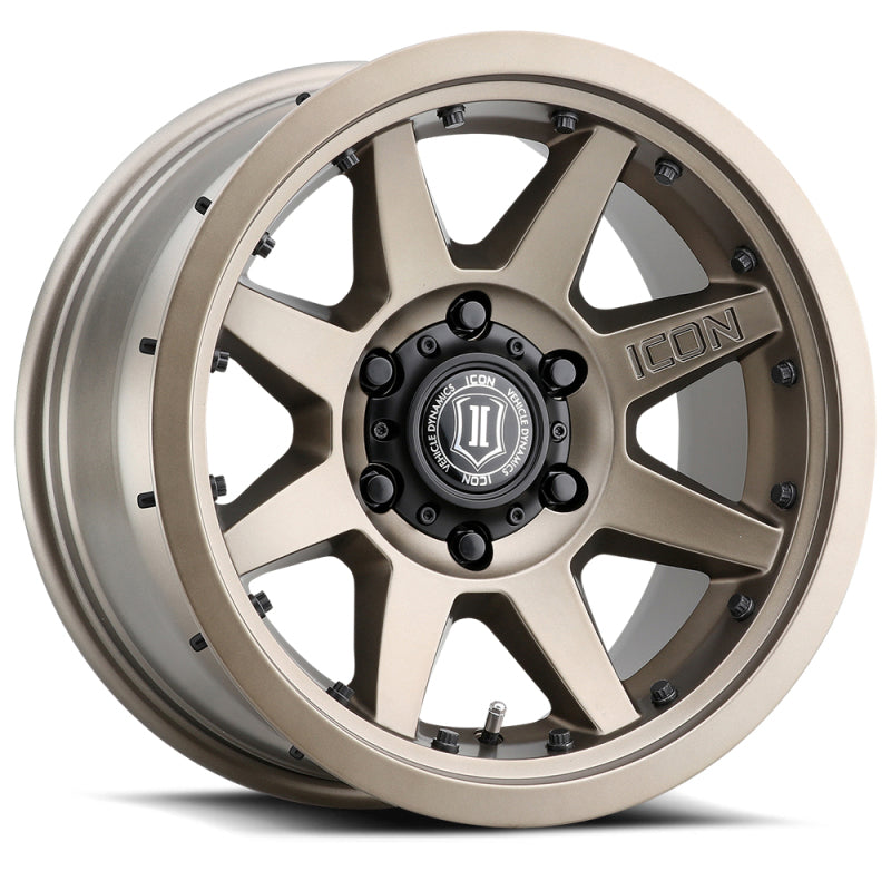 ICON Rebound Pro 17x8.5 6x5.5 25mm Offset 5.75in BS 95.1mm Bore Bronze Wheel - Wheels